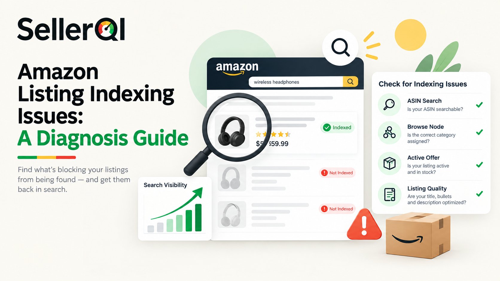 Amazon listing indexing issues diagnosis guide