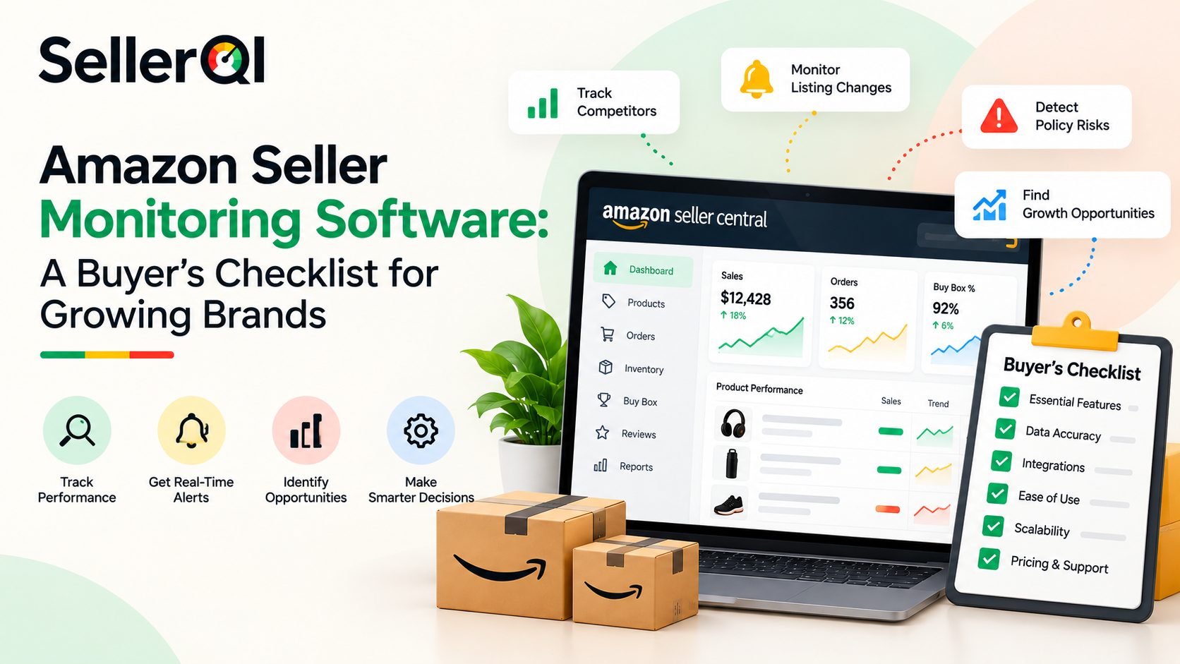 Amazon seller monitoring software buyer's checklist