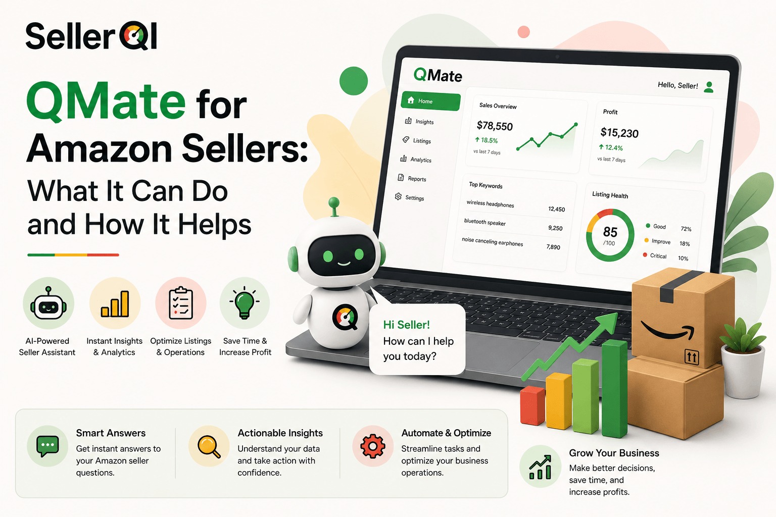 QMate for Amazon Sellers: What It Can Do and How It Helps