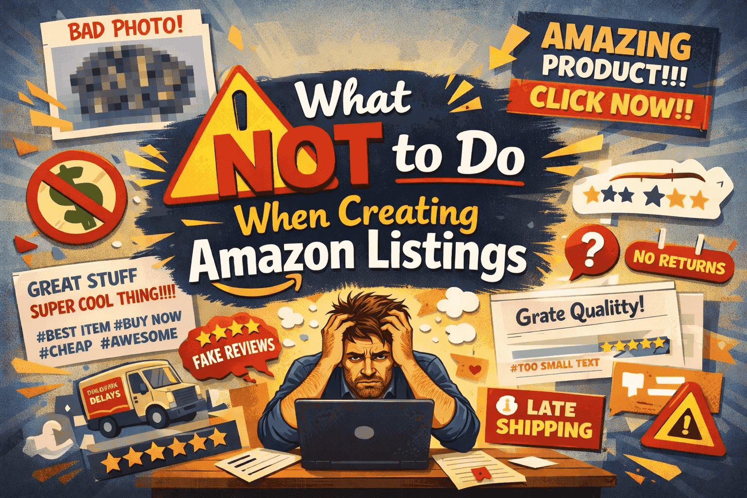 What not to do when creating Amazon listings